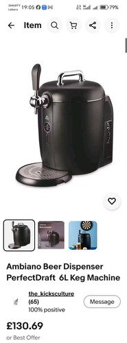 Ambiano beer dispenser - ambiano,